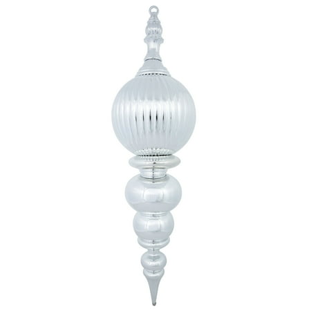 Vickerman 28" Silver Shiny Finial Ornament
