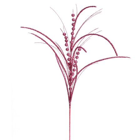 Vickerman 29" Mauve Glitter Harvest Artificial Christmas Spray. Includes 6 sprays per pack.