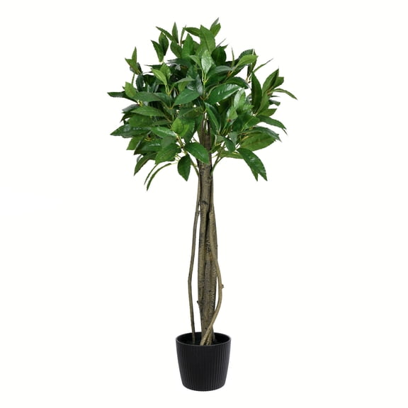 Vickerman 3' Artificial Potted Bay Leaf Topiary