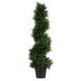 thumbnail image 1 of Vickerman 3' Artificial Potted Green Cedar Spiral Tree., 1 of 6
