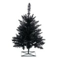 thumbnail image 1 of Vickerman 3' Black Fir Artificial Christmas Tree, Unlit, 1 of 2