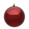 thumbnail image 1 of Vickerman 3" Burgundy Shiny Ball Ornament, 32 per Box, 1 of 2