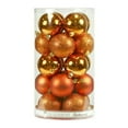 thumbnail image 1 of Vickerman 3" Burnished Orange 4-Finish Ball Ornament Assortment, 16 per Box, 1 of 2