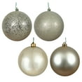 thumbnail image 1 of Vickerman 3" Champagne 4-Finish Ornament Assortment, 32 per Box, 1 of 2