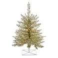 thumbnail image 1 of Vickerman 3' Champagne Fir Artificial Christmas Tree, Unlit, 1 of 3