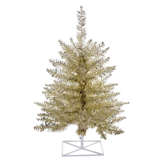 Vickerman 3' Champagne Fir Artificial Christmas Tree, Unlit