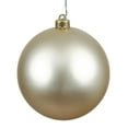 thumbnail image 1 of Vickerman 3" Champagne Matte Ball Ornament, 32 per Box, 1 of 2