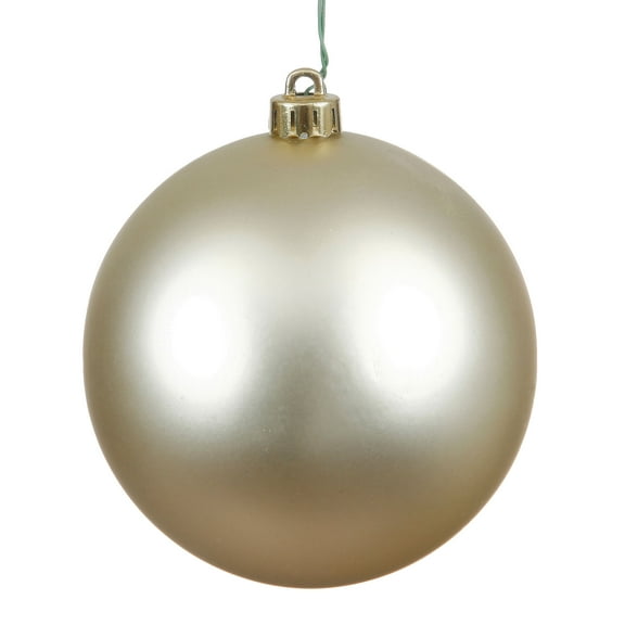 Vickerman 3" Champagne Matte Ball Ornament, 32 per Box