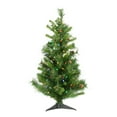 thumbnail image 1 of Vickerman 3' Cheyenne Pine Artificial Christmas Tree with 100 Multi-Colored LED Lights, 1 of 8