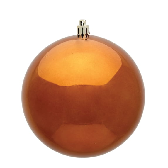 Vickerman 3" Copper Shiny Ball Ornament, 12 per Bag