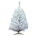 thumbnail image 1 of Vickerman 3' Crystal White Spruce Artificial Christmas Tree, Warm White LED Lights, 1 of 5
