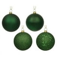 thumbnail image 1 of Vickerman 3" Emerald 4-Finish Ball Ornament Assortment, 16 per Box, 1 of 2