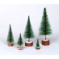 thumbnail image 1 of Vickerman 3" Frosted Green Village Tree Tabletop Tree, 1 of 2