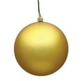 thumbnail image 1 of Vickerman 3" Gold Matte Ball Ornament, 12 per Bag, 1 of 2