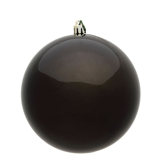 Vickerman 3" Gunmetal Shiny Ball Ornament, 12 per Bag