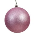 thumbnail image 1 of Vickerman 3" Mauve Glitter Ball Ornament, 12 per Bag, 1 of 2
