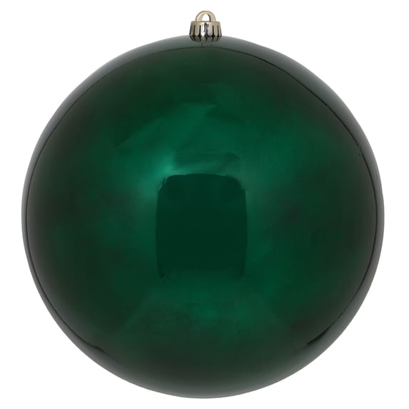 Vickerman 3" Midnight Green Shiny Ball Ornament, 12 per Bag