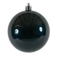 thumbnail image 1 of Vickerman 3" Midnt Blue Candy Ball Ornament, 12 per Bag, 1 of 2