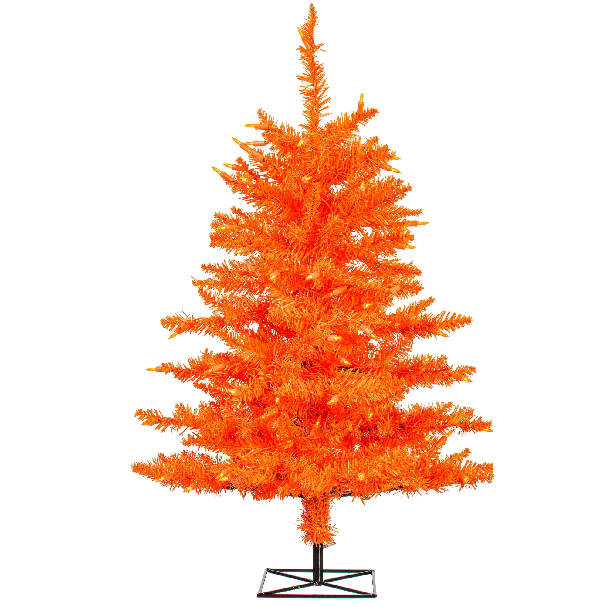 Vickerman 7.5' Orange Fir Artificial Christmas Tree