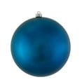 thumbnail image 1 of Vickerman 3" Sea Blue Matte Ball Ornament, 12 per Bag, 1 of 2