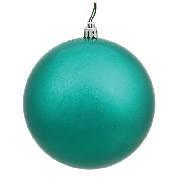 Vickerman 3" Plastic Ball Ornaments in Candy Seafoam Green (Set of 12)