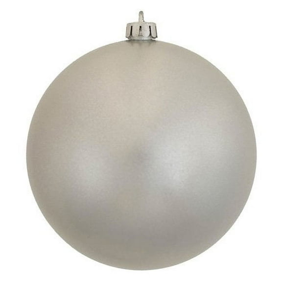 Vickerman 3" Silver Candy Ball Ornament, 12 per Bag