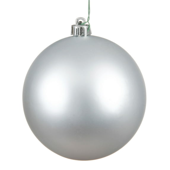 Vickerman 3" Silver Splendor Matte Ball Ornament, 32 per Box