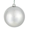 thumbnail image 1 of Vickerman 3" Silver Splendor Shiny Ball Ornament, 32 per Box, 1 of 2