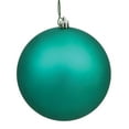 thumbnail image 1 of Vickerman 3" Teal Matte Ball Ornament, 12 per Bag, 1 of 2