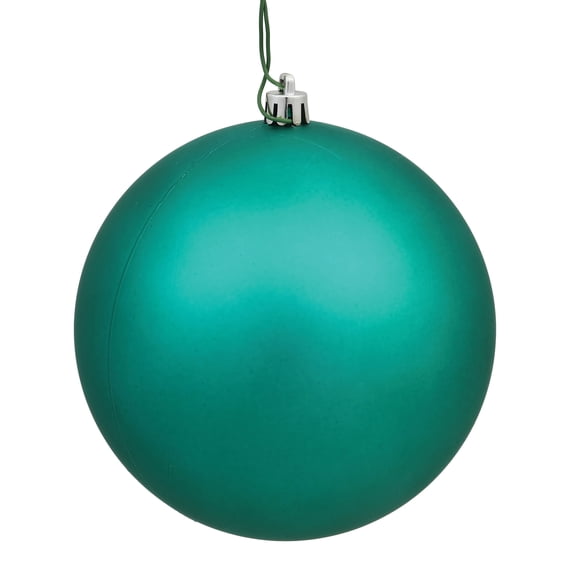 Vickerman 3" Teal Matte Ball Ornament, 32 per box.