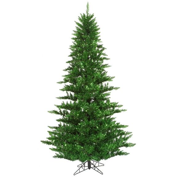Vickerman 3' Tinsel Green Fir Artificial Christmas Tree, Unlit