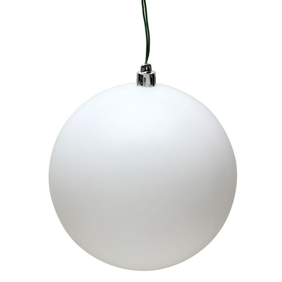 Vickerman 3" White Matte Ball Ornament, 32 per Box