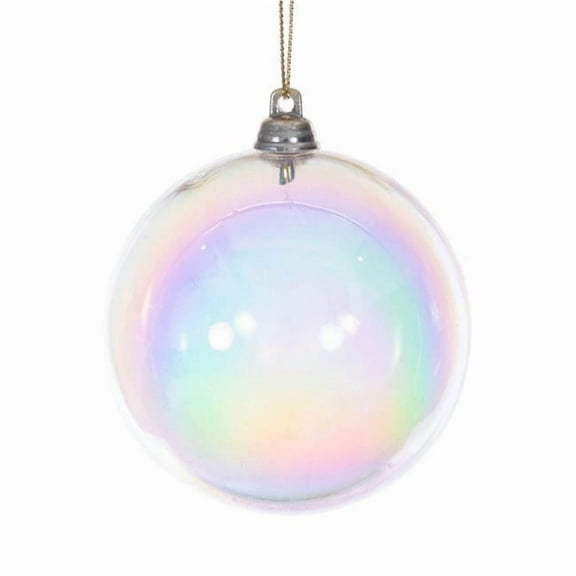 Vickerman MC250038W 3 in. Champagne Iridescent Ball Ornament - 6 per Bag