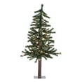 thumbnail image 1 of Vickerman 3' x 21" Natural Alpine Artificial Christmas Tree, Warm White LED Lights., 1 of 3