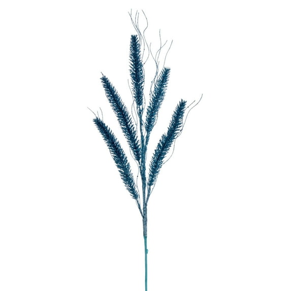Vickerman 30" Baby Blue Wheat Glitter Spray, 6 per bag.