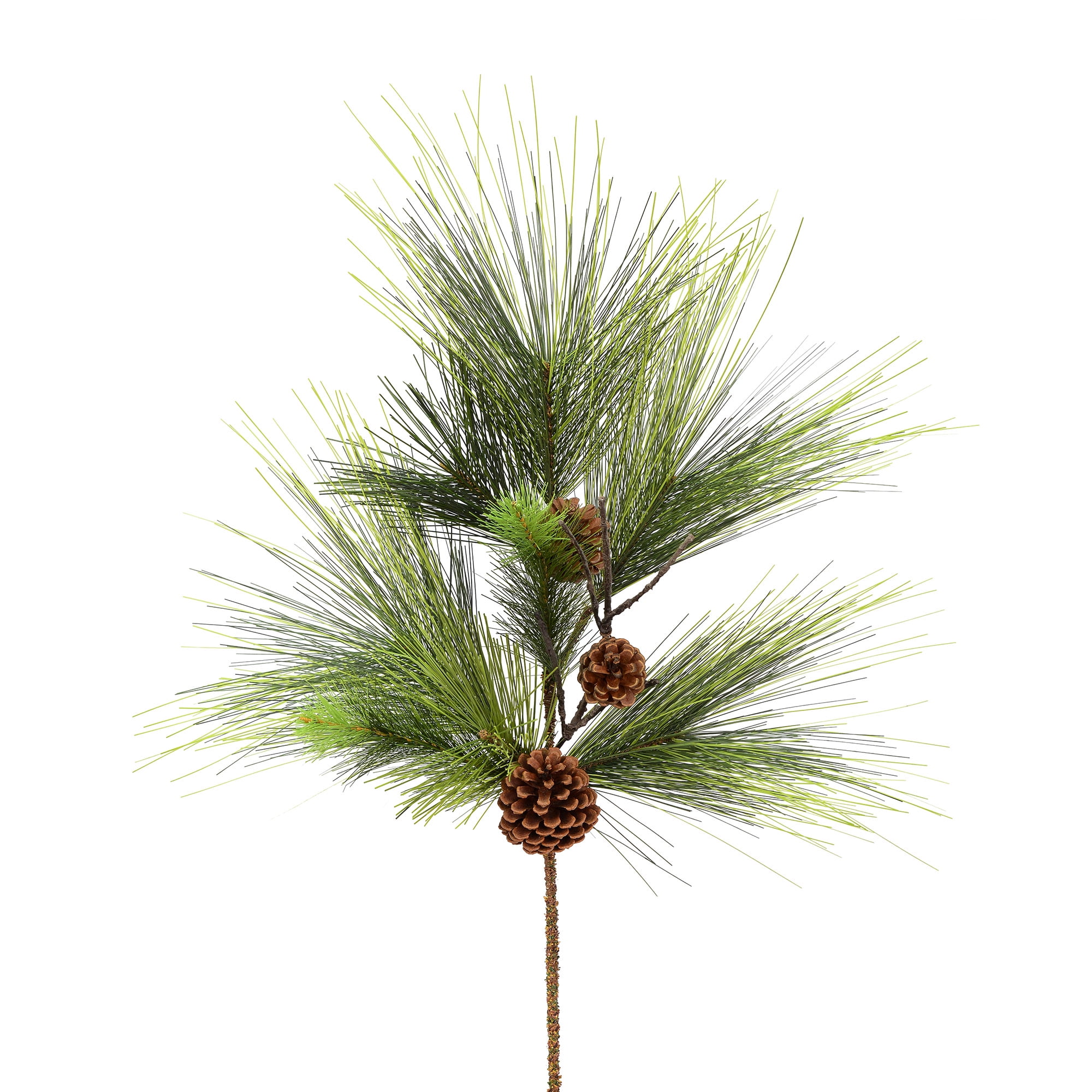 Vickerman 31" Green and Brown Artificial Pine Christmas Spray