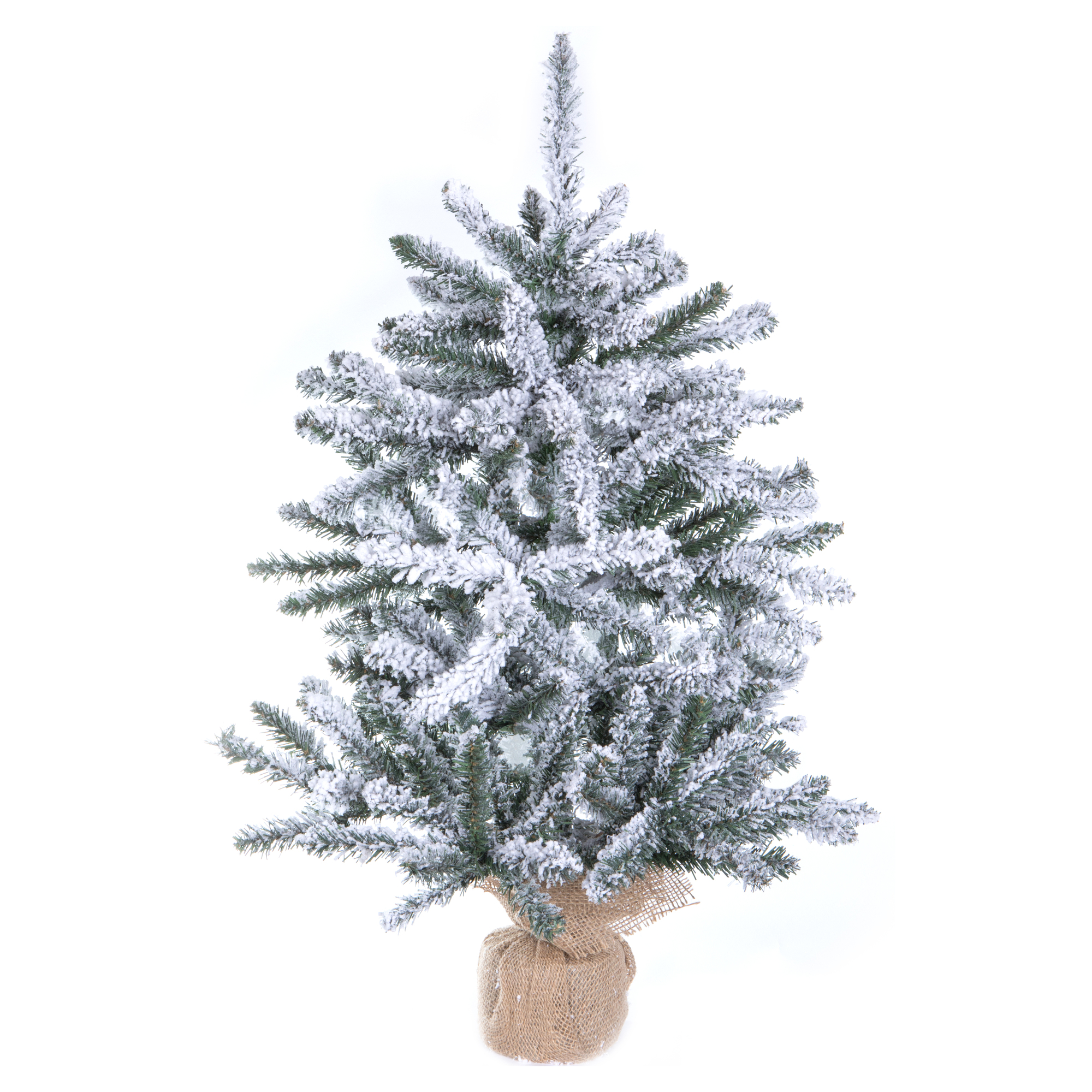 Vickerman 30" Flocked Anoka Pine Artificial Christmas Tree, Unlit - image 1 of 5