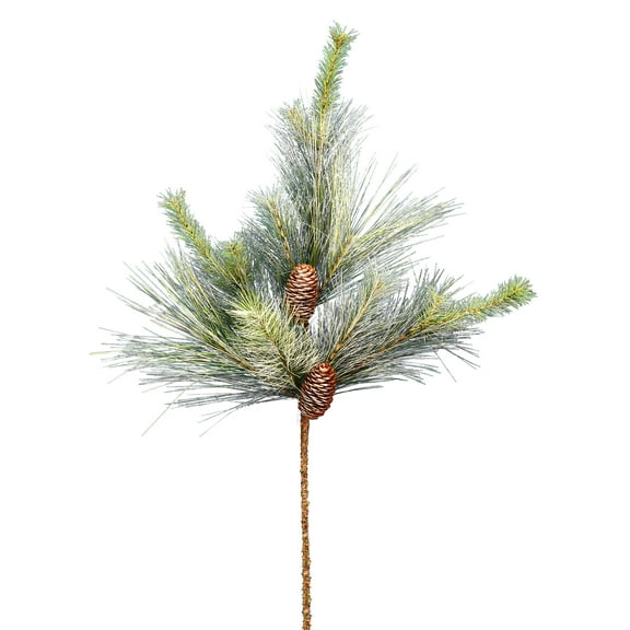 Vickerman 30" Frosted Myers Pine Artificial Christmas Spray. Includes 2 sprays per pack.