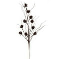 thumbnail image 1 of Vickerman 30" Mocha Mini Flower Glitter Spray, 6 per bag., 1 of 1
