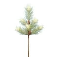 thumbnail image 1 of Vickerman 30" Norfolk Frosted Pine Artificial Christmas Spray. Includes 2 sprays per pack., 1 of 3