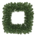 thumbnail image 1 of Vickerman 30" Oregon Fir Artificial Christmas Square Wreath, Unlit, 1 of 2