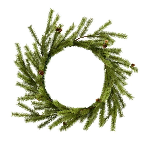 Vickerman 30" Vernon Pine Artificial Christmas Wreath, Unlit