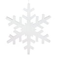 thumbnail image 1 of Vickerman 30" White Glitter Snowflake Christmas Ornament, 1 of 2
