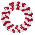thumbnail image 1 of Vickerman N240391 30 in. Ball Wreath - Red & White, 1 of 1
