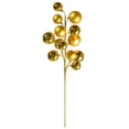thumbnail image 1 of Vickerman N254308 30 in. Gold Matte Shiny Ball Spray 2-3 in. Ornament, 1 of 1