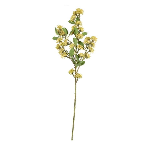 Vickerman 31" Bumblebee Yellow Artificial Wild Berry Spray, 2 per bag.