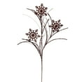 thumbnail image 1 of Vickerman 31" Chocolate Snowflake Glitter Spray, 6 per bag., 1 of 1