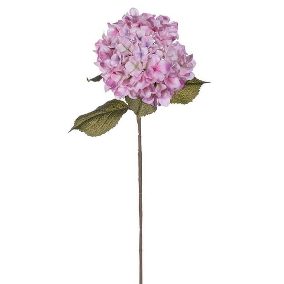 Vickerman FR250179 32.5 in. Hydrangea Stem, Light Pink - 3 per Bag