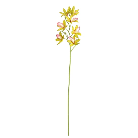 Vickerman 32" Artificial Green Orchid Stem