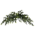 thumbnail image 1 of Vickerman 32" Artificial Green Spiral Eucalyptus Crescent Swag, 1 of 3